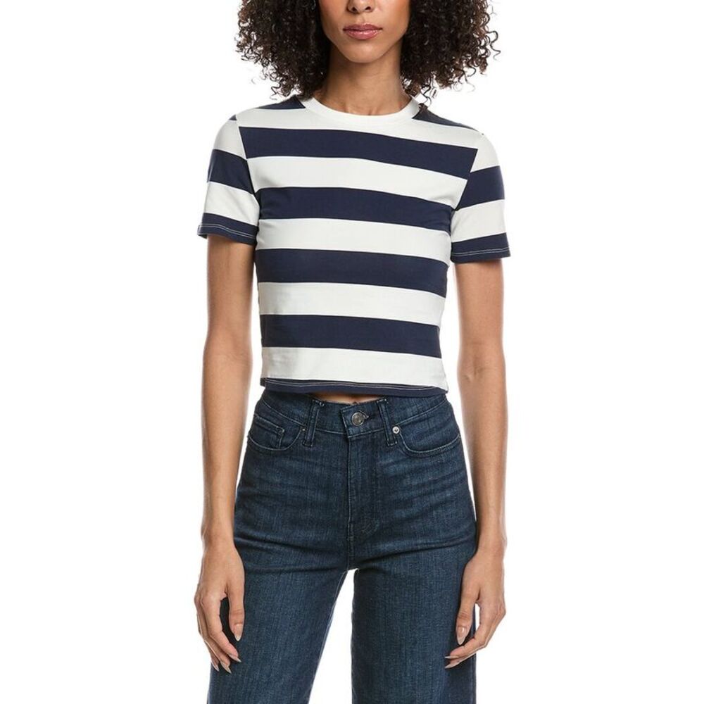 French Connection Womens  Rallie T-Shirt, Navy